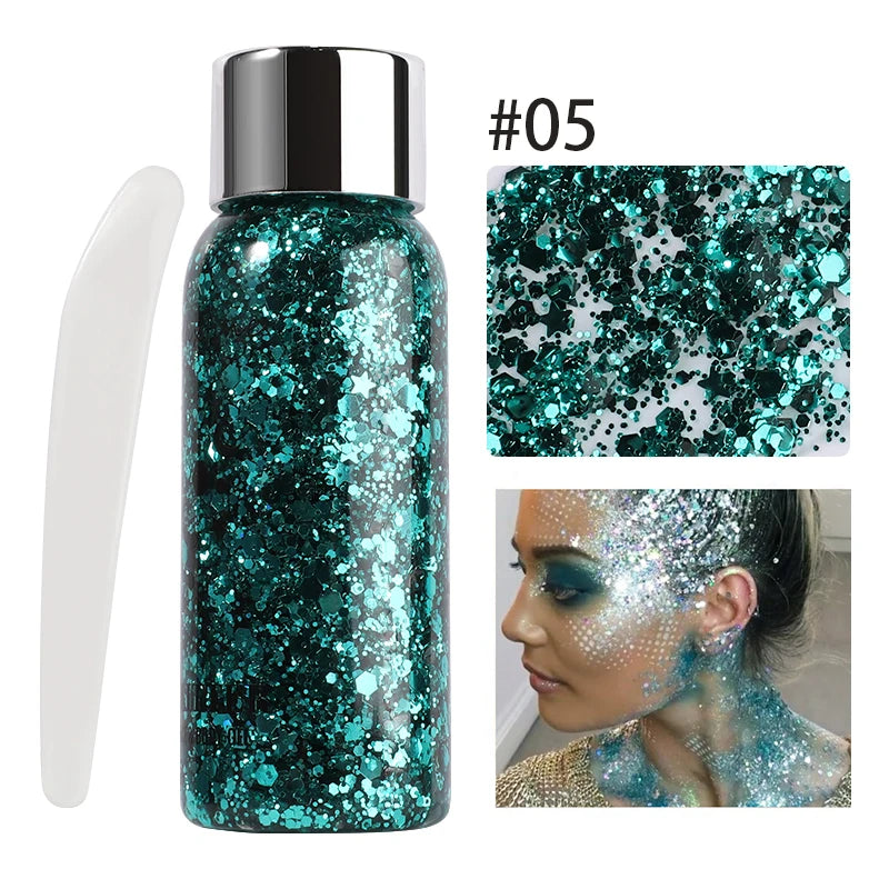 FESTL GlowDust™ Festival Glitter Gel (Face, Hair & Body)
