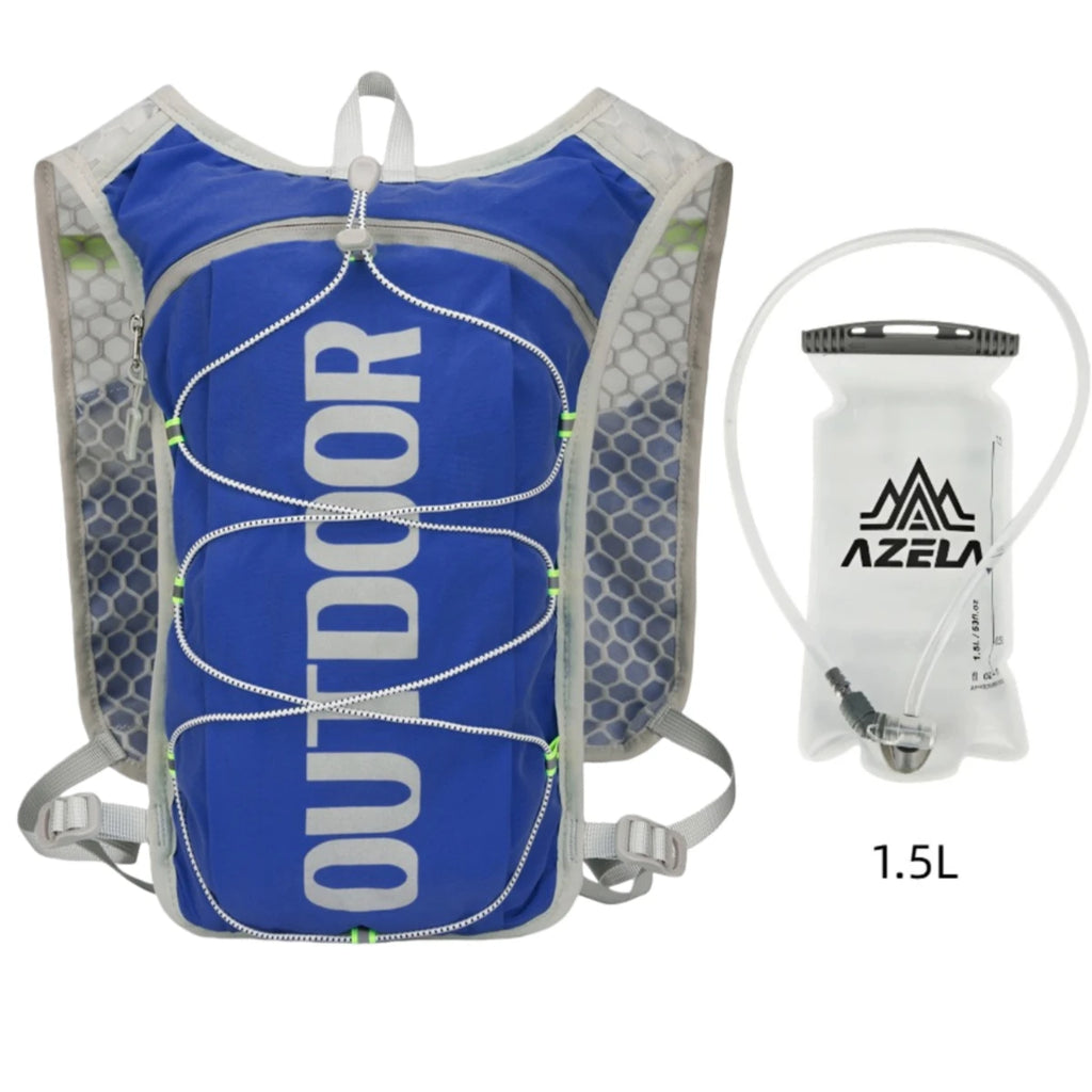 1PCS 러닝 하이드레이션 조끼 백팩, 경량 물백팩, 하이킹 바이킹 여성 남성용 하이드레이션 백팩 러닝 조끼