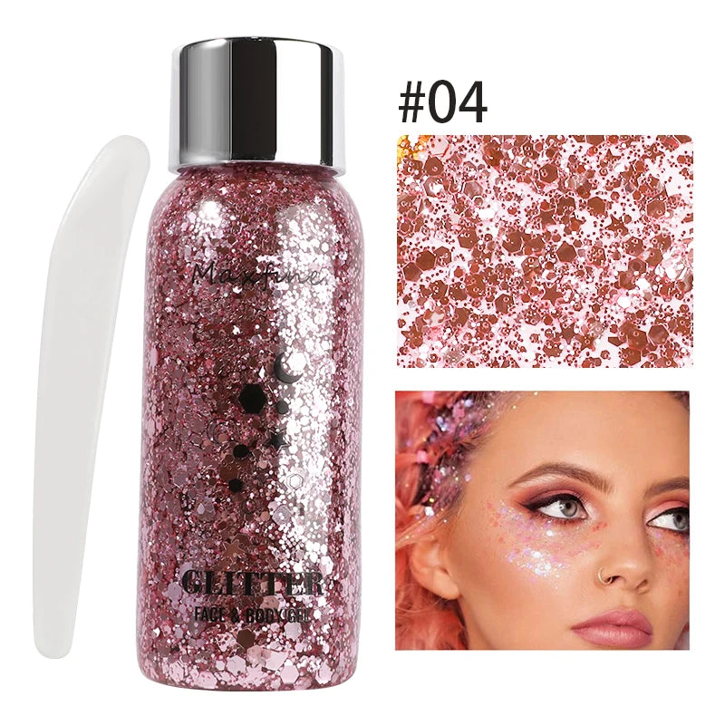 FESTL GlowDust™ Festival Glitter Gel (Face, Hair & Body)