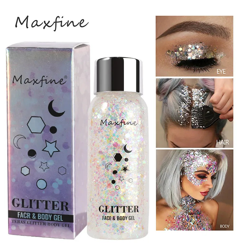 FESTL GlowDust™ Festival Glitter Gel (Face, Hair & Body)