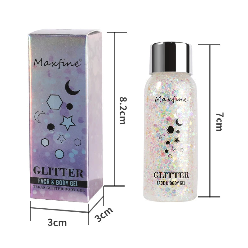 FESTL GlowDust™ Festival Glitter Gel (Face, Hair & Body)