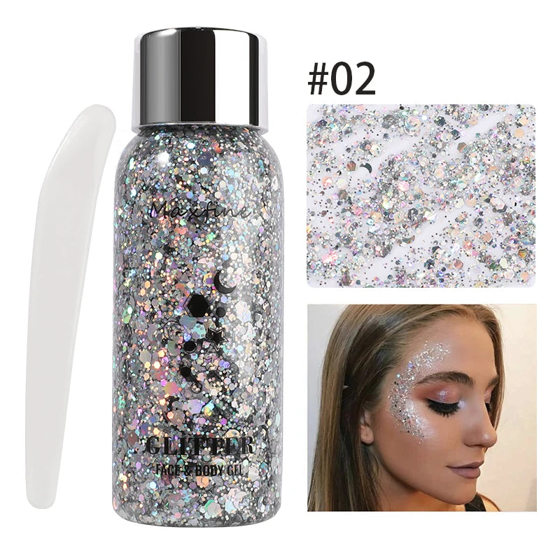 FESTL GlowDust™ Festival Glitter Gel (Face, Hair & Body)