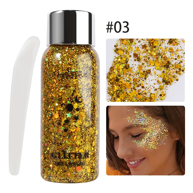 FESTL GlowDust™ Festival Glitter Gel (Face, Hair & Body)