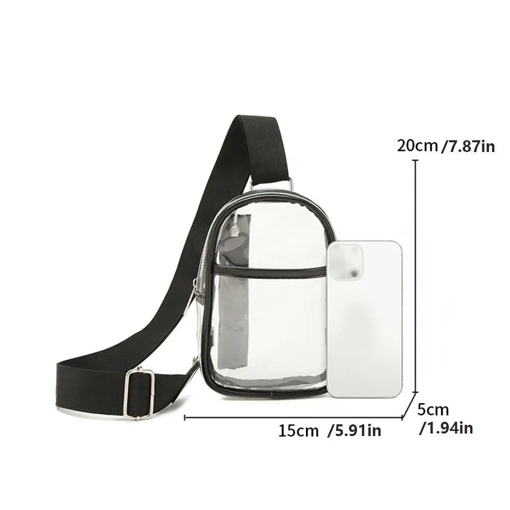 FESTL™ Clear Pass Crossbody Bag – Stadium & Festival Approved
