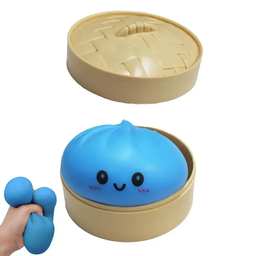 Colorful Dumpling Squishes Stress Balls Fidget Sensor