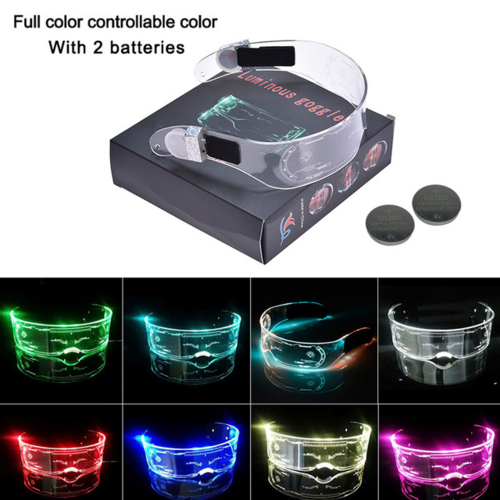 Decorative Cyberpunk LED Glasses