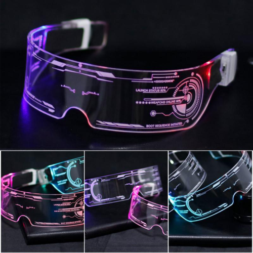 Decorative Cyberpunk LED Glasses