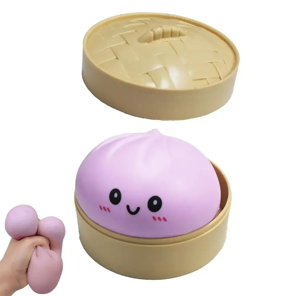 Colorful Dumpling Squishes Stress Balls Fidget Sensor